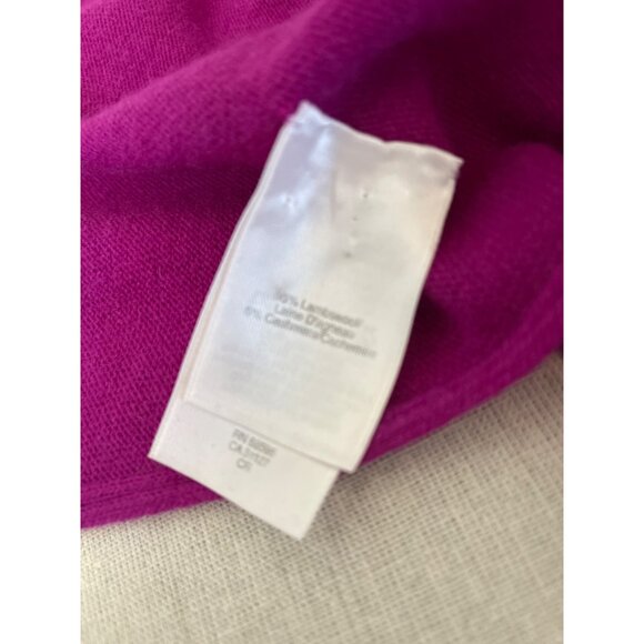 DKNY Womens Open Front Cardigan P/S Purple Wool and cashmere. - Picture 8 of 13